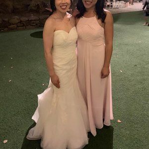 Azazie Ginger in Blushing Pink Size A4